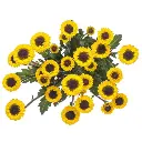 M25 MicroButton Yellow Molly Sunflower