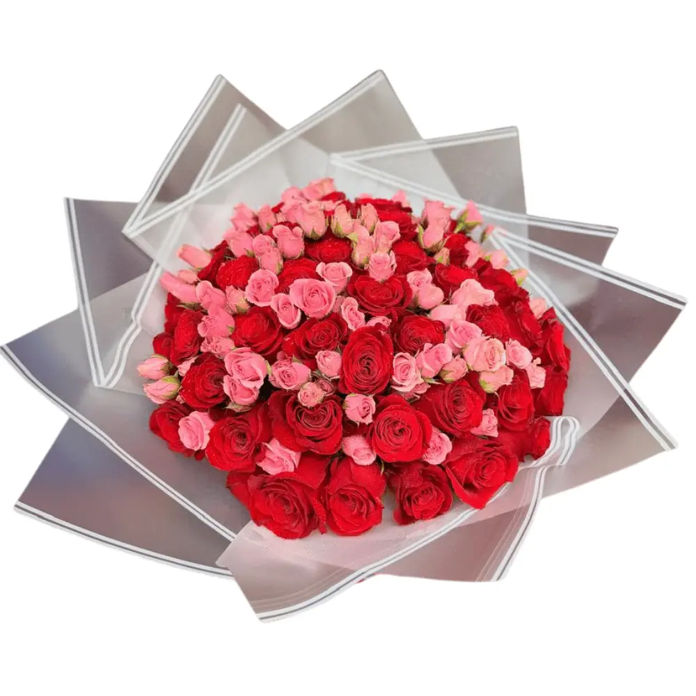 All For Love (50 roses and mini roses)