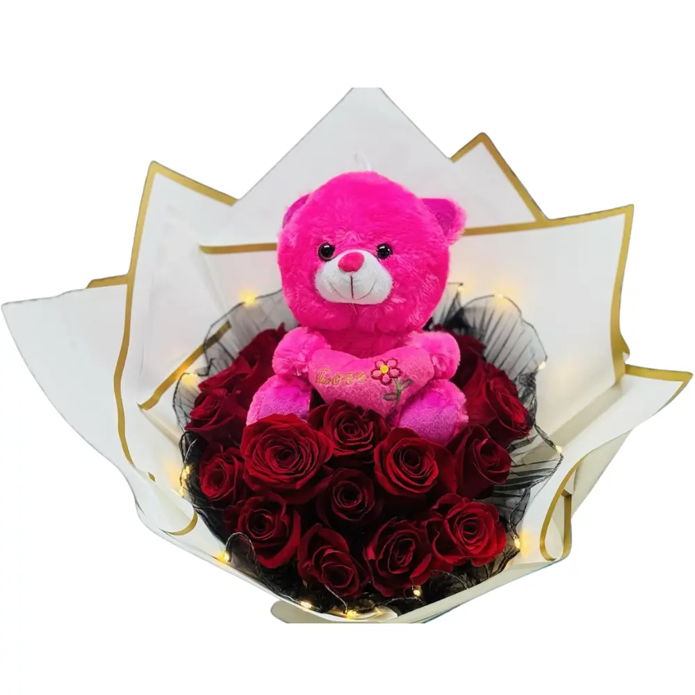 Pink Plush Promise (WHITE)