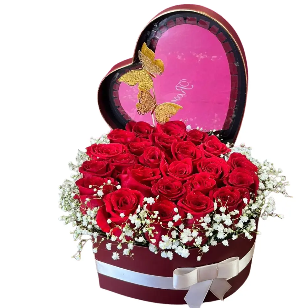 Heart Full of Roses (25 roses)