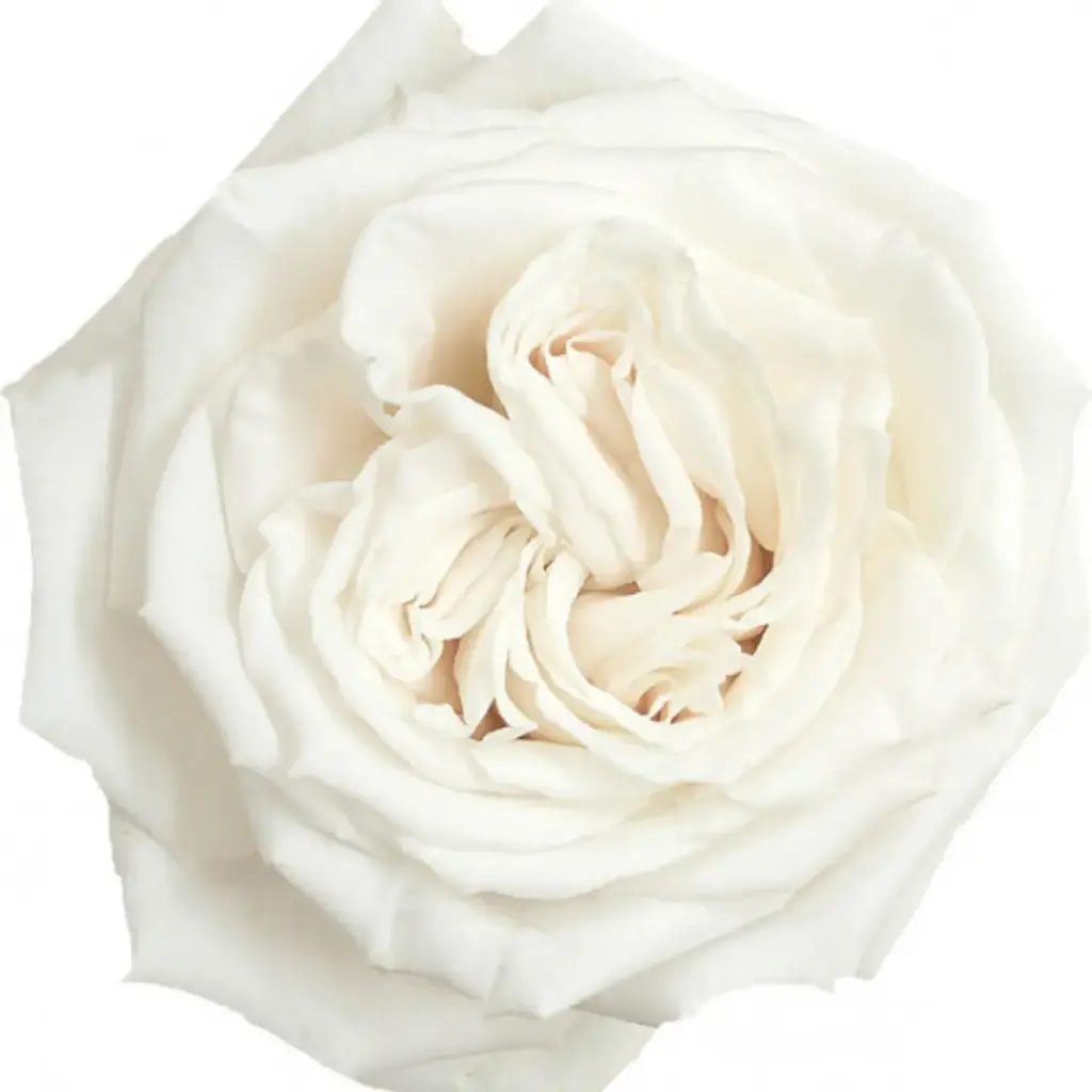 60cm Garden Roses White Playa Blanca 