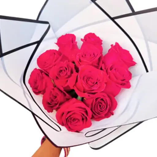 12 Roses Wrapped