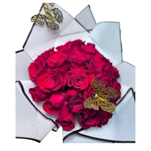 24 Roses Wrapped 