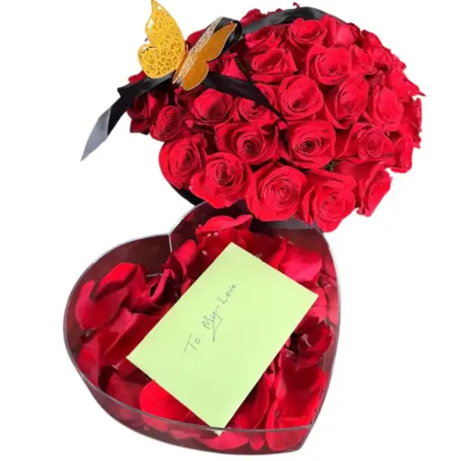 Roses From The Heart (50 roses)