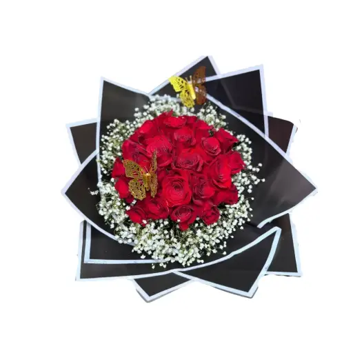 Butterfly Kisses Bouquet (25 roses)