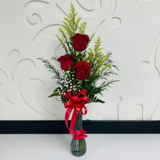 Mini Love Story (3  roses)