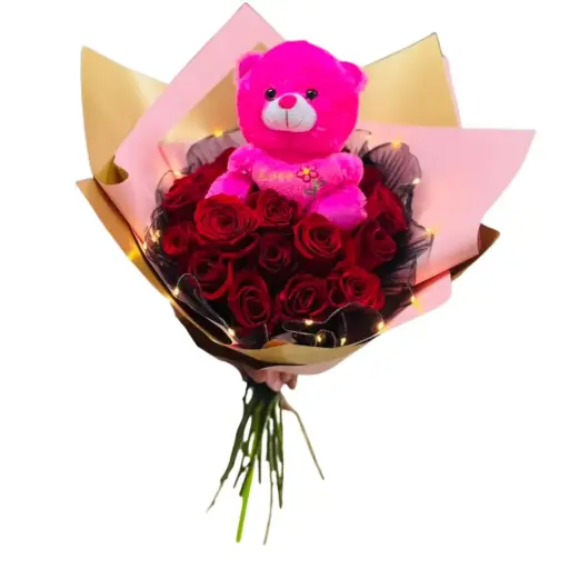 Twinkle & Cuddle (18 roses)